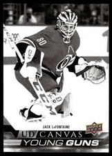 2022-23 UPPER DECK UD CANVAS YOUNG GUNS BLACK JACK LAFONTAINE ROOKIE CAROLINA