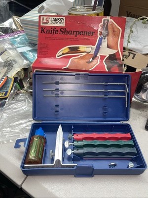 Lansky 3-Stone Knife Sharpening System Vintage USA Original
