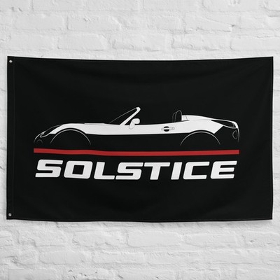 Solstice 2002-2009 Car Flag 3x5ft Banner Auto Gear Garage Wall Art Gift