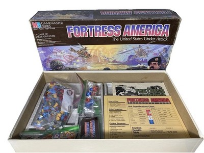 1986 Milton Bradley Fortress America Gamemaster Series Missing Some Plastic Pcs