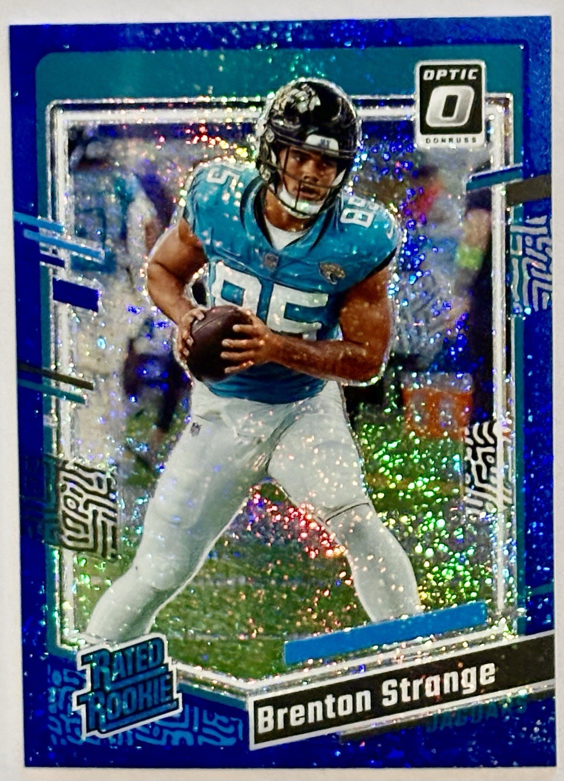 Brenton Strange Panini Donruss Optic #251 Blue Glitter