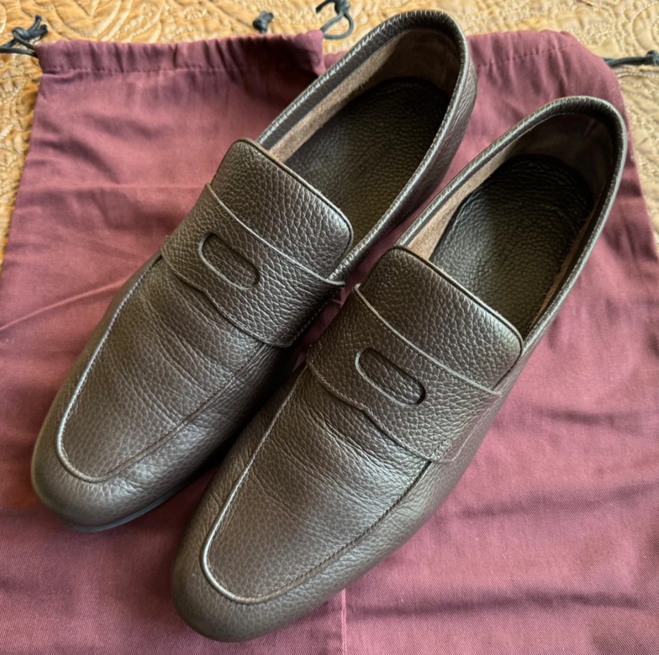 JOHN LOBB　Thorne Loafers Brown Dress Loafers UK 10 / US 11 - Excellent Condition - Image 3 of 4
