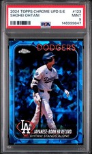146999847 Shohei Ohtani 2024 Topps Chrome Update Sapphire #USCS123 PSA 9