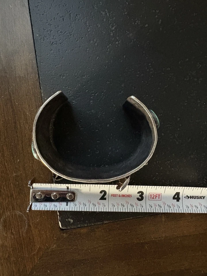 Joyería brazalete reloj navajo nativo americano turquesa esterlina Foto 3 de 4