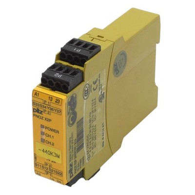 Pilz PNOZ X2P 24VACDC 2n/o 777303 50-60 Hz Sicherheitsschaltgerät -used-