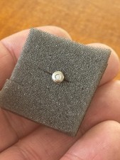 Kleiner Diamant Brilliantschliff aus Herrenring gefasst in 585 Weißgold!