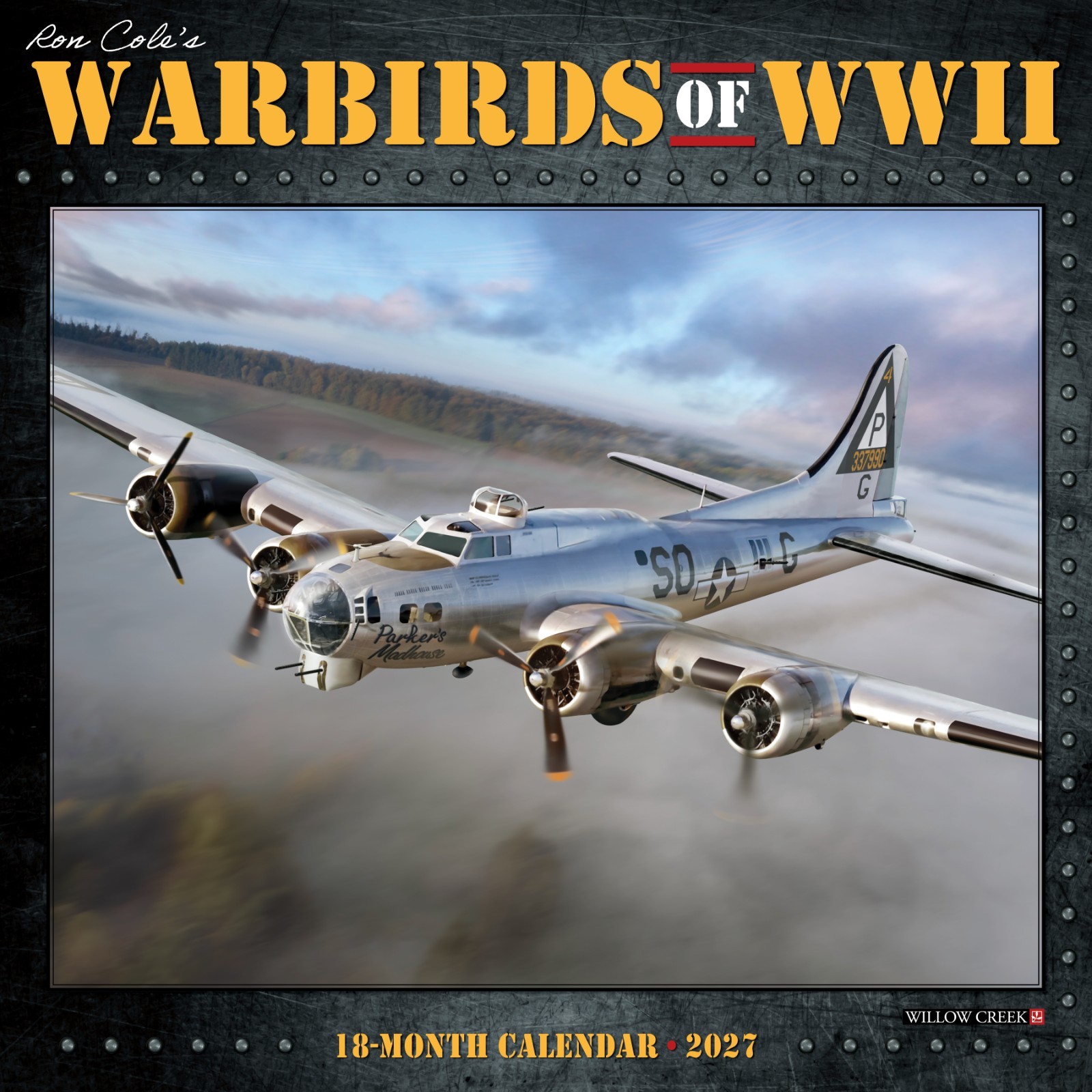 Warbirds of WWII 2027 12" x 12" Wall Calendar(free shipping)