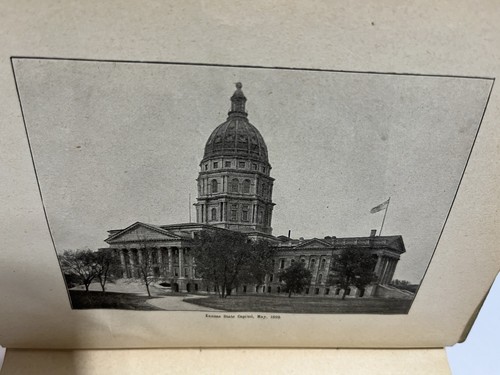 1899 A History of Kansas School Textbook Partisan History Prentis 1st Ed HC Rare - Picture 5 of 6