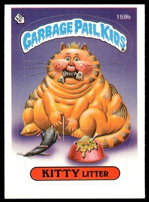 Garbage Pail Kids Topps Series 4 #159b Kitty Litter