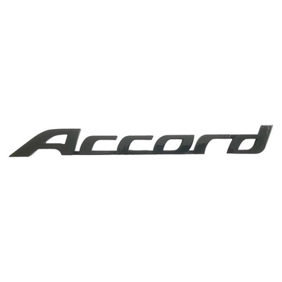 #ad Honda Accord Rear Trunk ACCORD Gloss Black Sport Emblem Badge Nameplate Upgrade $19.19
