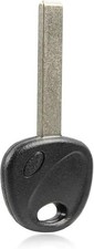 Uncut High Security Plastic Head Blank Key Remote Fob for Hyundai A Color: One