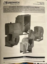 NEW Greenheck USF-06-08-87-00-02 Centrifugal Fan UL Listed AMCA Certified 115V