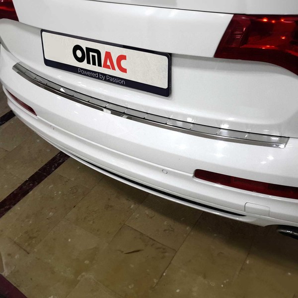 Ladekantenschutz StoßStange FüR Audi Q7 4L 2006-2015 Edelstahl Chrom GebüRstet-image