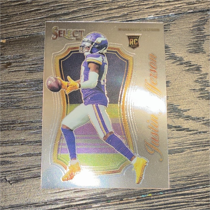 Panini Select Certified Rookies Justin Jefferson Rookie #SCR-9 Vikings 2020