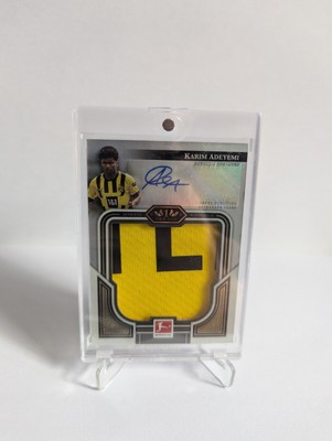 Topps Tier One Bundesliga Karim Adeyemi Autogramm Patch /5 