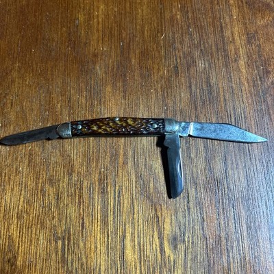 Boker Treebrand USA 8588 Stockman Pocket Knife Vintage
