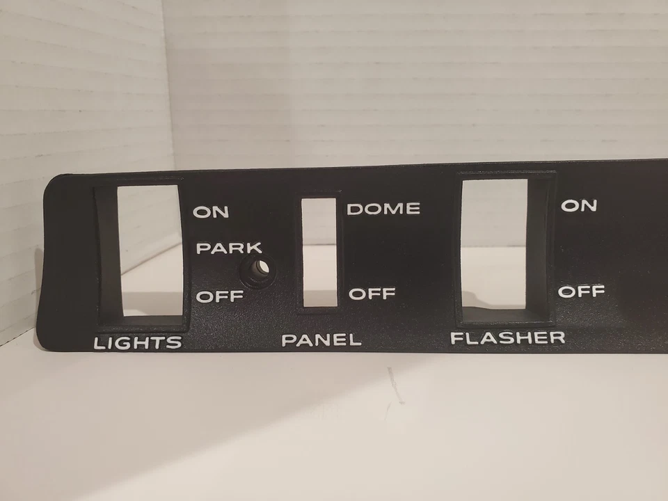 Panel de interruptor satelital restaurado Plymouth Roadrunner Dodge Coronet gTx 1968 Foto 4 de 4