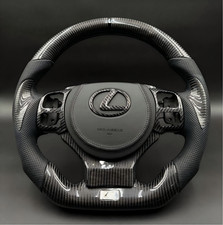 Real Carbon Fiber Steering Wheel For Lexus Isf Is200250300350 Wcover 2014