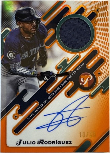 JULIO RODRIGUEZ 2025 TOPPS DIAMOND ICONS AUTO /25 #AC-JRO MARINERS 