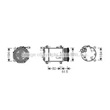 Kompressor Klimaanlage für VW Polo 6N2 6N1 Lupo 6X1 6E1 6KV2