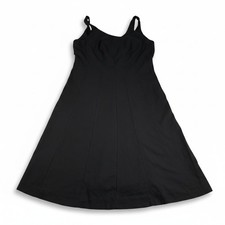 A New Day Black Sleeveless Fit & Flare Dress Women's Size 17 Cotton Rayon New