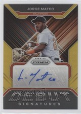 2022 Panini Prizm Debut Signatures Gold Prizm 5/10 Jorge Mateo #DS-JM Auto 1da
