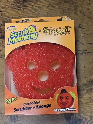 NIB Scrub Daddy Scrub Mommy Creepy Clown Sponge Spirit Halloween Exclusive 2025