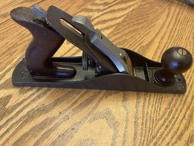 Vintage Stanley No. 5 1/4 Smooth Bottom Jack Plane Collectible WW Hand Tool USA