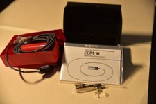 SONY ECM-16 Electret Condenser LAPEL LAVALIER Microphone NEW IN BOX