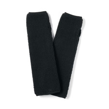 MUJI Recycled Polyester Relaxing Boa Arm Warmers Free Size Dark Navy