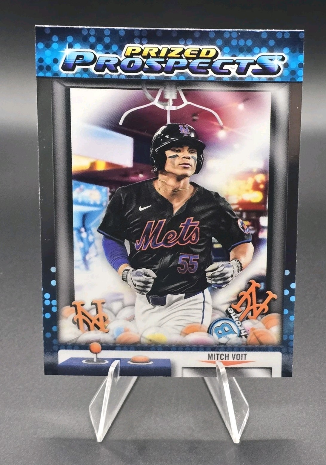 2025 Bowman Draft Mitch Voit Prized Prospects #PP-10 New York Mets