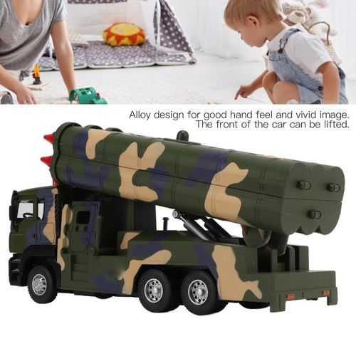 1/50 Militärraketen-Fahrzeug-Modell-Legierung Ziehen Zurück Raketen-Auto- SA - Bild 17 von 24
