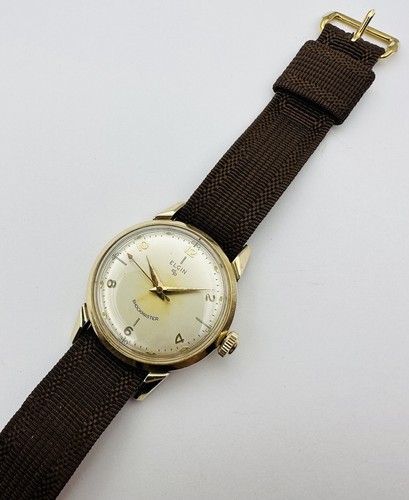 ELGIN Shockmaster Mens Vintage Watch Caliber 629 Running 17 Jewels No Reserve! - Picture 4 of 14