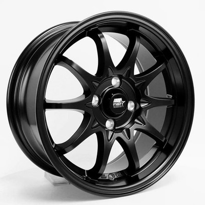 MST MT04 15x7 4x100 35 Black Wheels(4) 73.1 15'' inch Rims