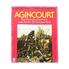 SPI Wargame Agincourt Box VG/VG+