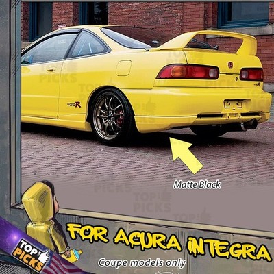 Fits 98-01 Acura Integra JDM Type-R Style Rear Bumper Lip Valance Spats Body Kit