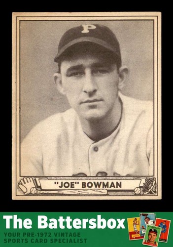 Joe Bowman #162 1940 Play Ball card