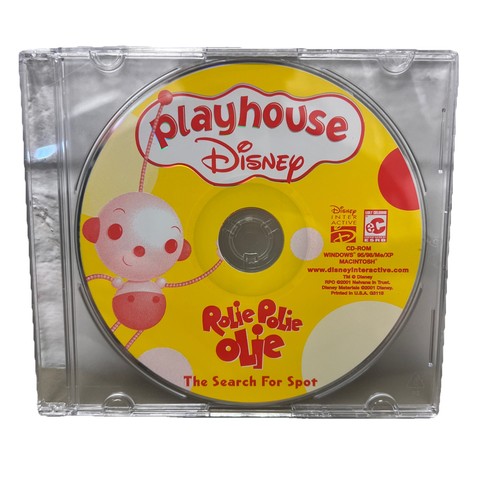 Disney Rolie Polie Olie: The Search For Spot 2001 PC Game DISC ONLY