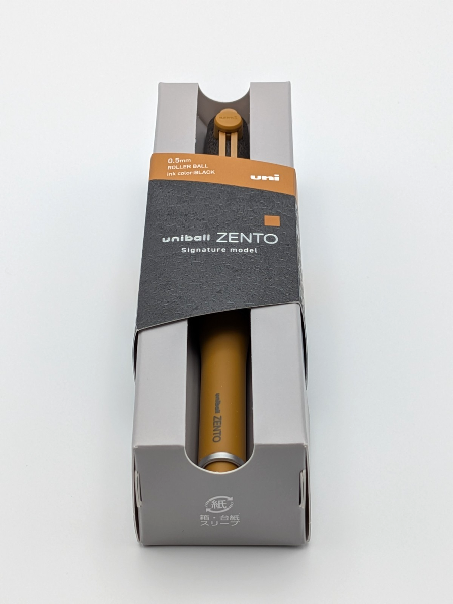 Mitsubishi Pencil uniball ZENTO Signature Model 0.5mm Stone Brass