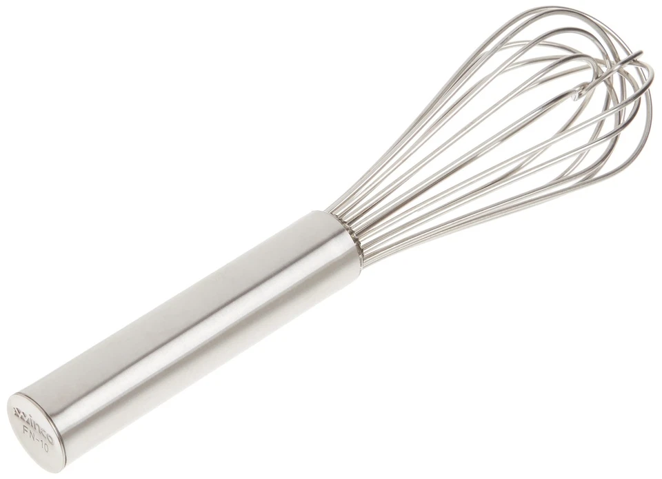 Látigo francés, 10 pulgadas, acero inoxidable Foto 2 de 3