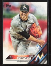 Jose Fernandez 2016 Topps #118 Miami Marlins
