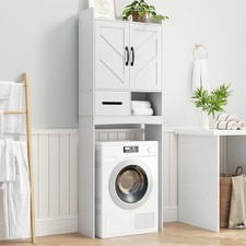Over The Toilet Storage Cabinet Freestanding Bathroom Organizer Restroom