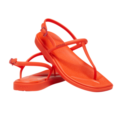 NEW CROCS WOMEN'S MIAMI THONG FLIP 209793 Lava Orange | eBay