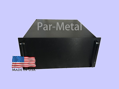 5U DIY Audio Instrument Amplifier Rackmount Chassis RF Case Box black 10-19149B