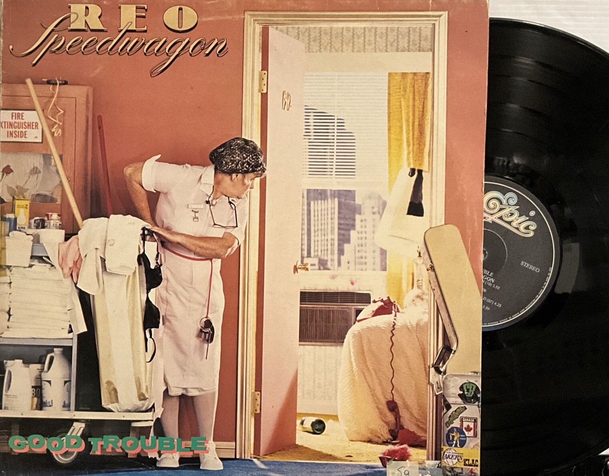 Reo Speedwagon - Good Trouble LP 1982 Epic – 85789 [Greece] VG+/