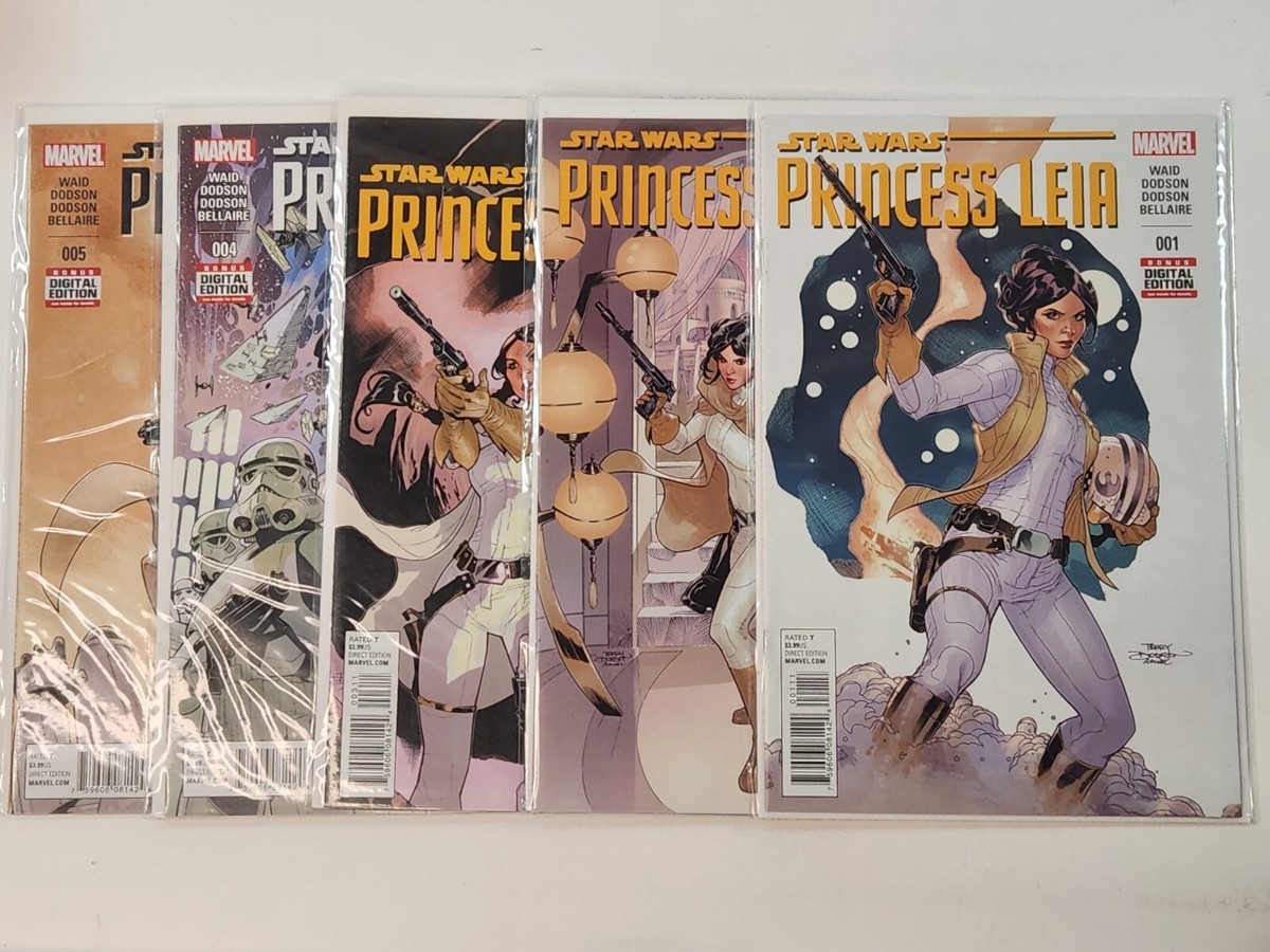 Princess Leia 1 2 3 4 5 Marvel Comics Full Set Star Wars 2015 VF