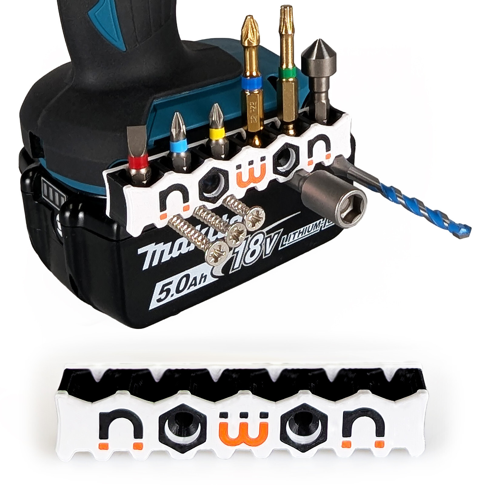 Set di 2 Portainserti Magnetici per Trapano Makita