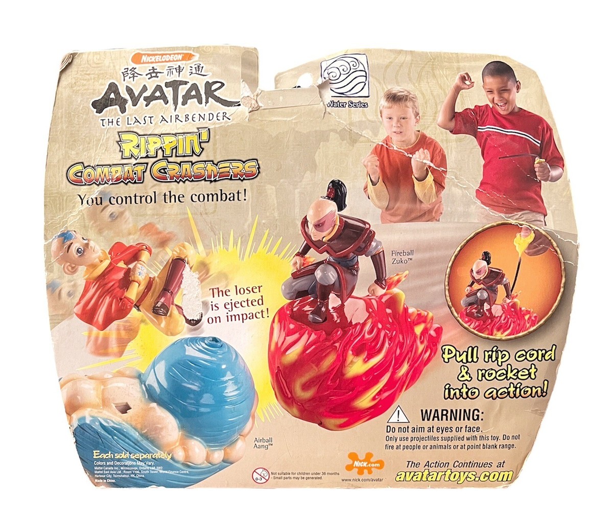 2006 Avatar Rippin' Combat Crashers Fireball Zuko (New