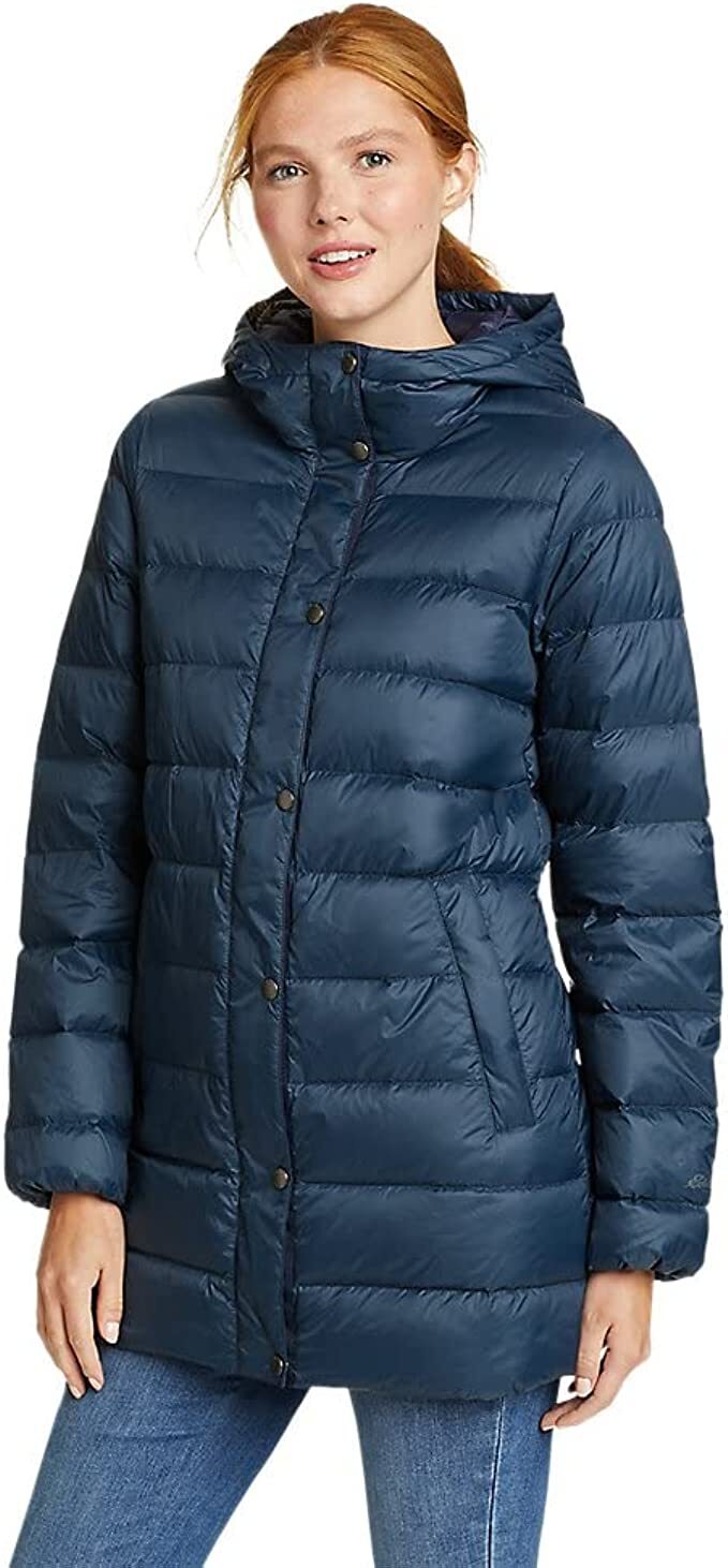 Eddie Bauer Women's StratusTherm Down Parka(Indigo,Small) eBay