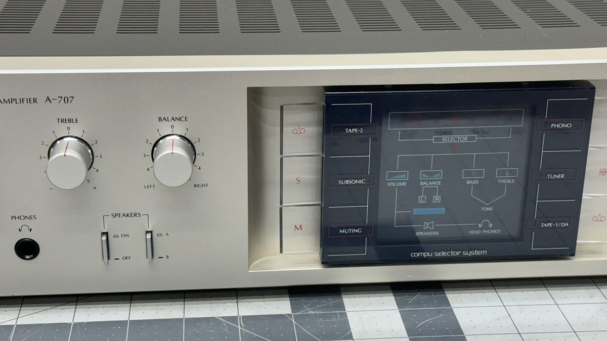 Sansui Integrated Stereo Amplifier A-707 Used to Work Now Blows